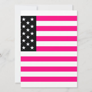 roze amerikaanse vlag