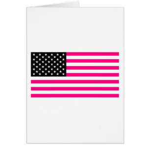 roze amerikaanse vlag