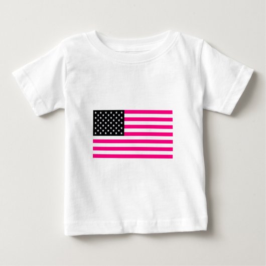 roze amerikaanse vlag (Voorkant)