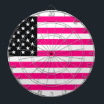 roze amerikaanse vlag dartbord<br><div class="desc">"roze amerikaanse vlag",  "murica,  merica, "american flag",  "roze flag",  "roze black white",  america,  patriotic,  girly, "hot roze",  neon,  flag,  hipster</div>