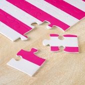 roze amerikaanse vlag legpuzzel (Zijkant)