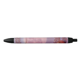 Roze Amethyst Zwarte Inkt Pen