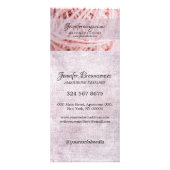 Roze Amigurumi Tailor Yarn Knitting Crochet Reclamekaart (Achterkant)