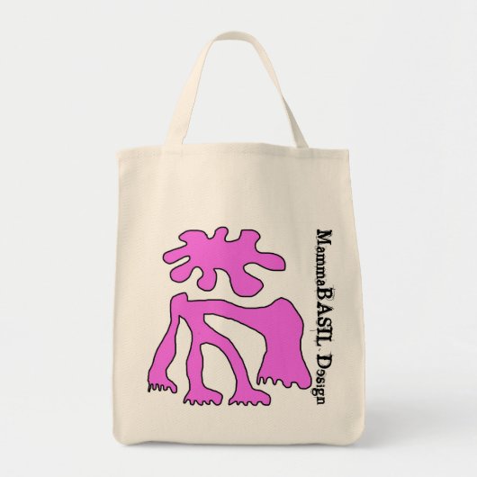 Roze Amoeba tas! Tote Bag (Voorkant)