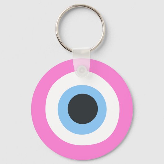 roze amulet gouden sleutelhanger (Voorkant)