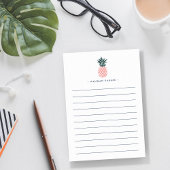Roze anananas | Gepersonaliseerde leningen Post-it® Notes