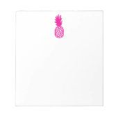 Roze anananas notitieblok (Voorkant)
