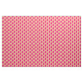 Roze anananasappelfruit patroon op beige stof (Yard (91,4 cm))