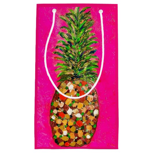 Roze Ananas Cadeautas (Voorkant)