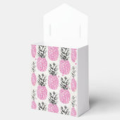 Roze Ananas Favor Ribbon Box Bedankdoosjes (Geopend)