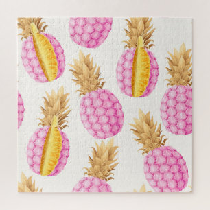 Roze Ananas: Hoge Gedetailleerde Vintage Legpuzzel