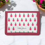 Roze Ananas Patroon Chique Wit Drievoud Portemonnee<br><div class="desc">Roze Witte Trifold Wallet met Schattige Ananas Pattern. Meer producten met dit ontwerp zijn in het onderstaande collectie</div>