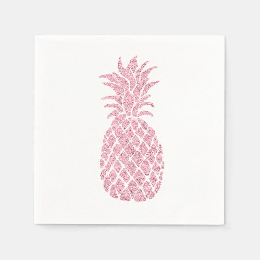 roze ananas servet (Voorkant)
