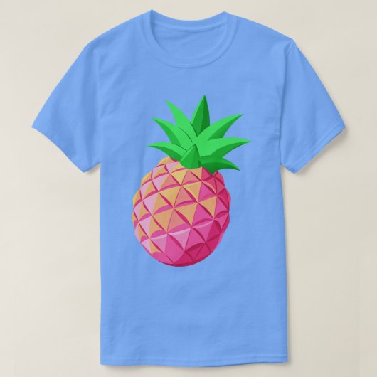 Roze Ananas T-shirt (Design voorkant)