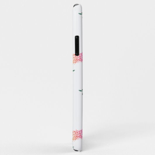 ROZE ANANAS TRENDY PATROON Case-Mate iPhone CASE (Achterkant/rechts)