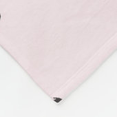 Roze Ananas Tropisch Fruit Botanische Zomer Fleece Deken (Hoek)