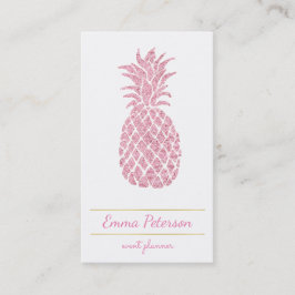 roze ananas visitekaartje