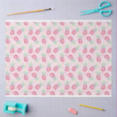 Roze ananas Waterverf Weefsel & Craft Paper Tissuepapier (Craft)