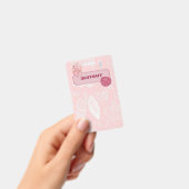 Roze anatomie medische student esthetisch ontwerp badge (Handheld)