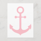 Roze Anchor Briefkaart (Voorkant)