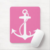 Roze Anchor Muismat (Met muis)