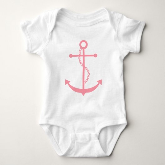 Roze Anchor Romper (Voorkant)