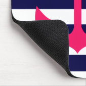 Roze Anchor Silhouette Muismat (Hoek)