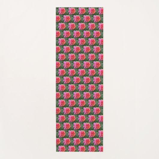 Roze Anemone Dahlia Floral Pattern Yogamat