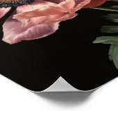 Roze Anemone Flowers Art Print Poster (Hoek)