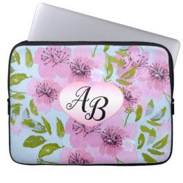 Roze Anemonen Lieben Garten Elektronik Tasche Laptop Sleeve