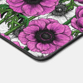 Roze anemontuin bureaumat (Hoek)