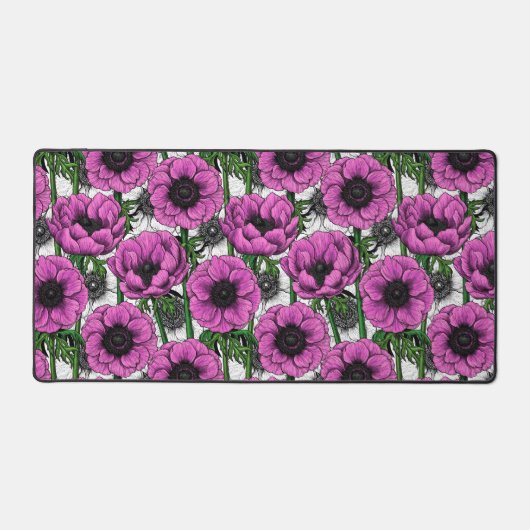 Roze anemontuin bureaumat (Voorkant)