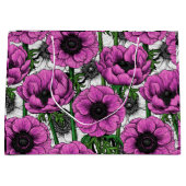 Roze anemontuin groot cadeauzakje (Voorkant)