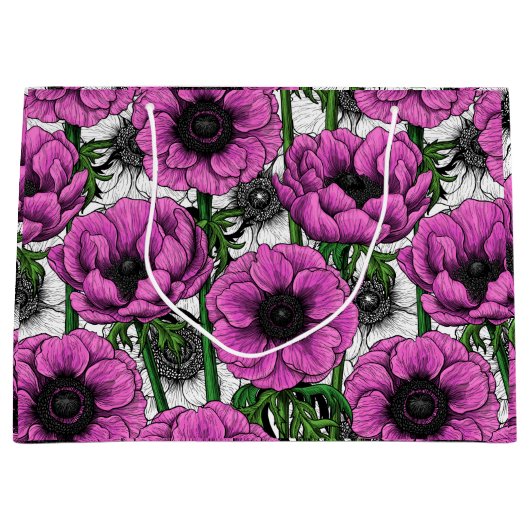 Roze anemontuin groot cadeauzakje (Voorkant)