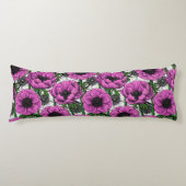 Roze anemontuin lichaamskussen (Voorkant)