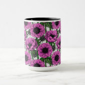 Roze anemontuin mok (Midden)