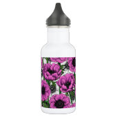 Roze anemontuin waterfles  (Links)