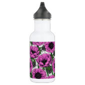 Roze anemontuin waterfles  (Rechts)