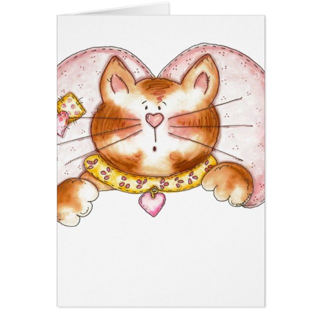 Roze Angel Cat (Voorkant)