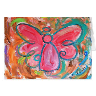 Roze Angel-kaart