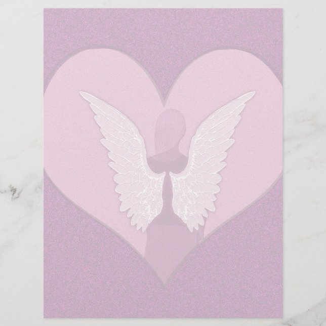 Roze Angels met hart (Voorkant)