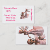 Roze Angels Visitekaartjes (Voorkant / Achterkant)