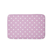 Roze angora Polka Dots Badmat (Voorkant)