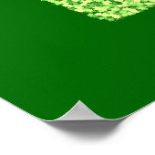 Roze anjer afdrukken poster (Hoek)