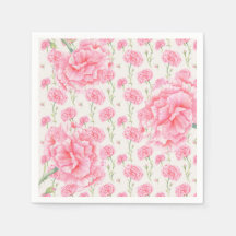 Roze Anjer Bloem Bruiloft Borrel 