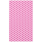 Roze anjer bloem naadloos patroon op tafelkleed (Voorkant)