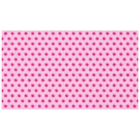 Roze anjer bloem naadloos patroon op tafelkleed (Voorkant (Horizontaal))