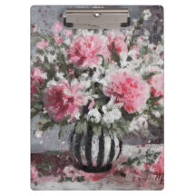 Roze Anjer Bloemen Arrangement Zwart