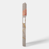 Roze Anjer Bloemig Goud Case-Mate iPhone Case (Achterkant / Rechts)