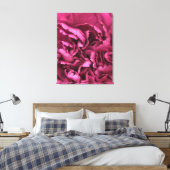 Roze anjer canvas afdruk (Insitu (Slaapkamer))